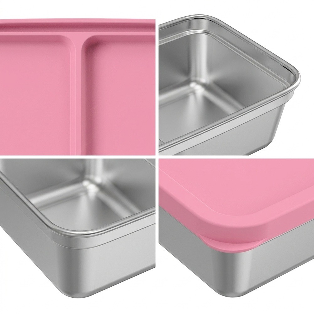 Meal Prep Snacks For Toddlers - Contenedor Apilable de Acero Inoxidable para