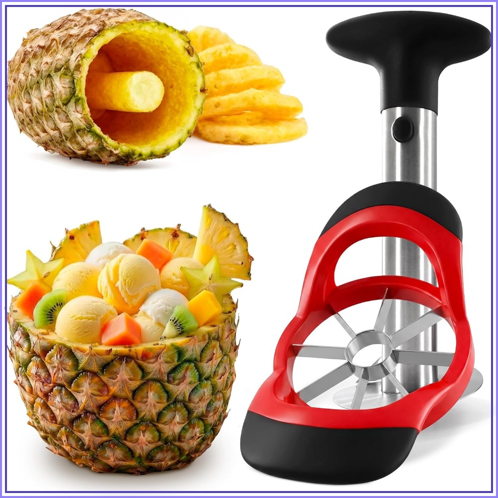 Pineapple Corer Slicer - Cortador y rebanador de piña de