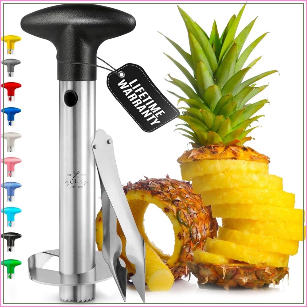 Pineapple Corer Slicer - Cortador y rebanador de piña de