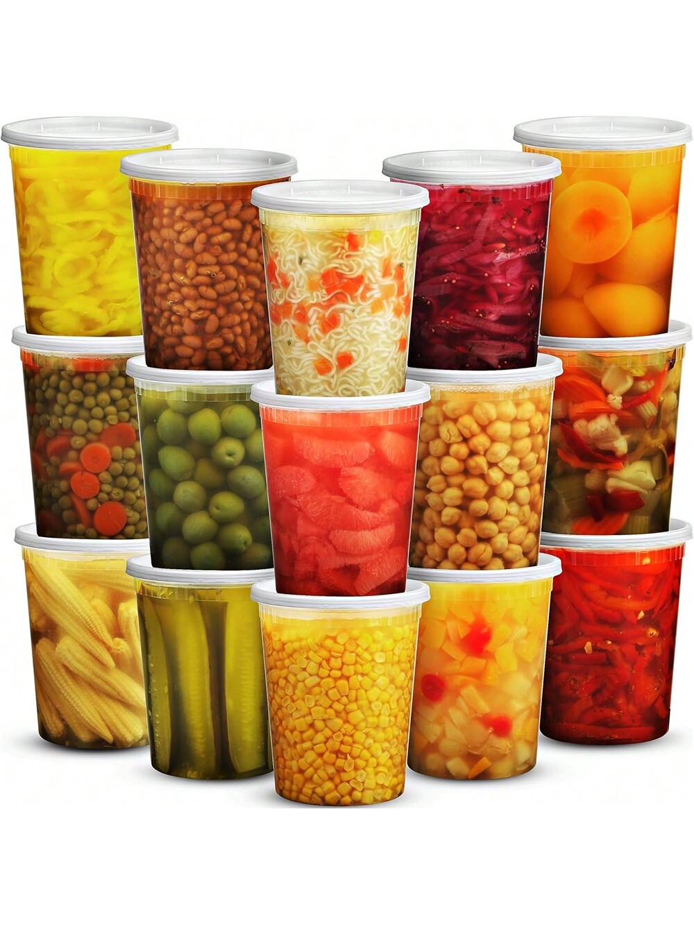 Contenedores Deli con tapas, c - Meal Prep Ideas reseña y precio