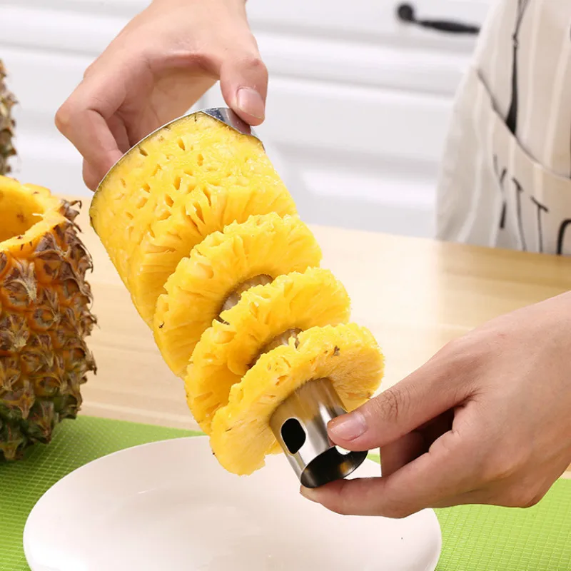 Cortador y Descorazonador de P - Pineapple Corer Slicer reseña y precio