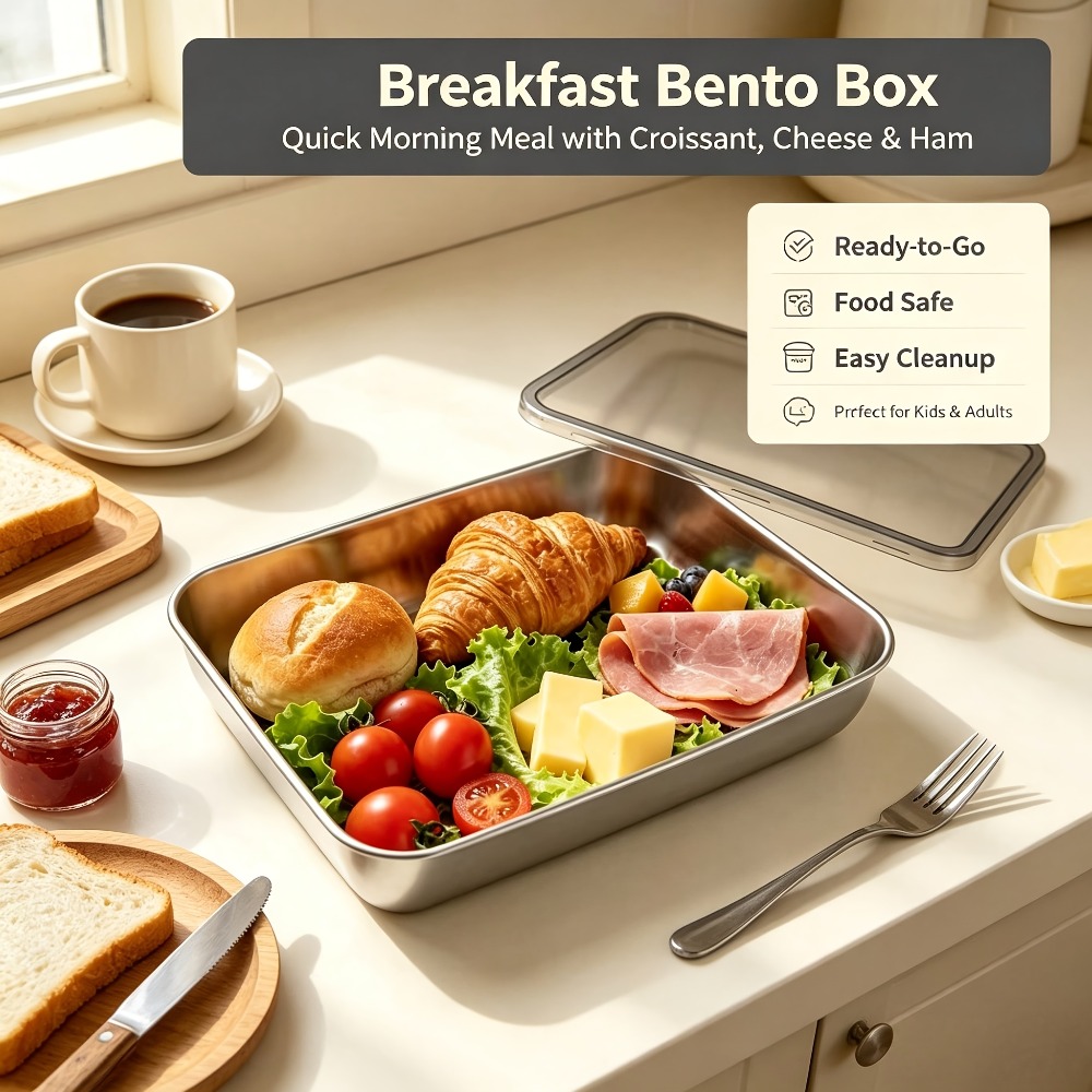 Juego de 6 bandejas de acero i - Meal Prep Ideas reseña y precio