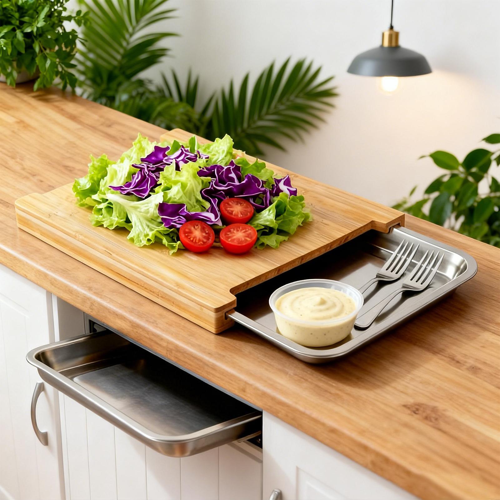 Tablas de cortar de madera par - Meal Prep Cutting reseña y precio