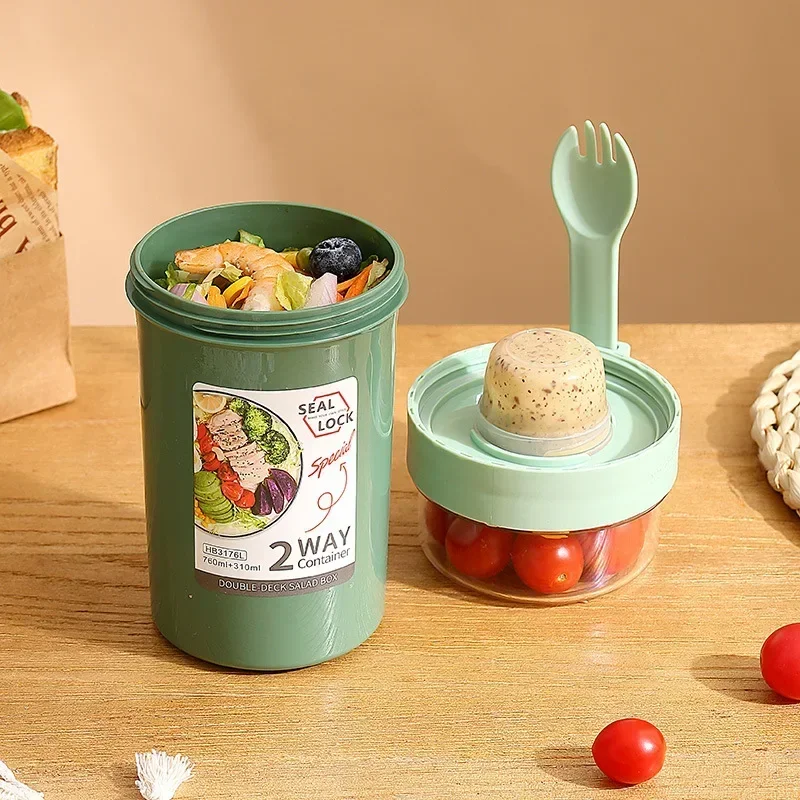 Fiambrera Bento para ensalada, - Meal Preparation reseña y precio