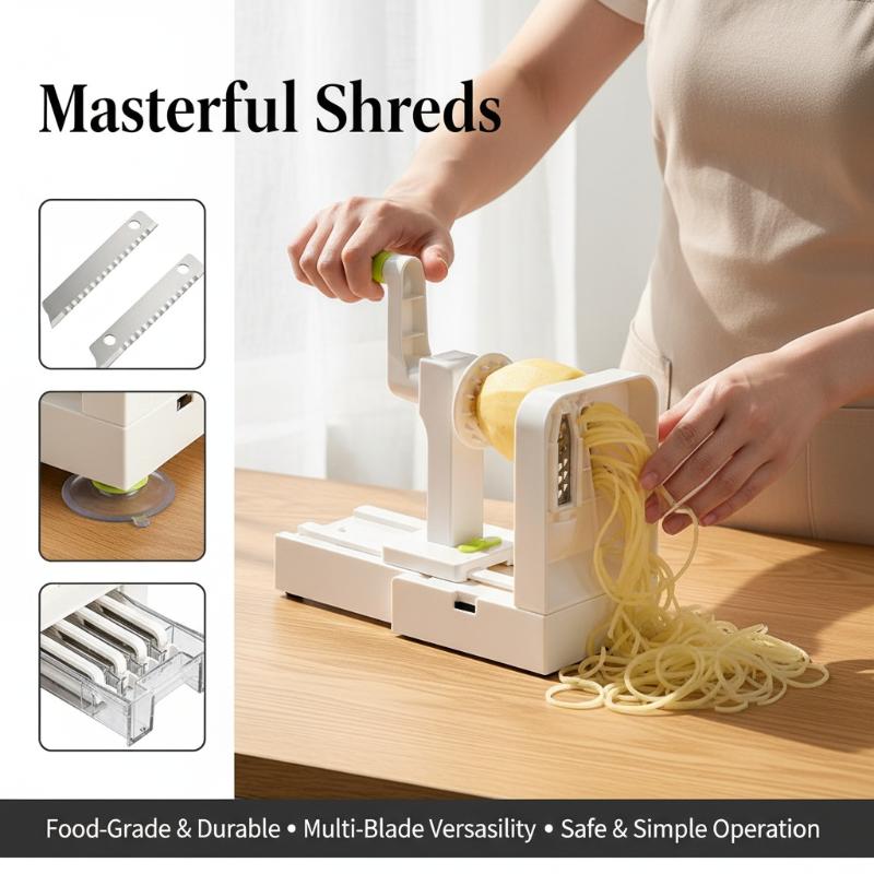 Espiralizador de Verduras 4 en - Meal Prep Healthy reseña y precio