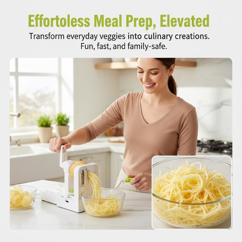 Espiralizador de Verduras 4 en - Meal Prep Healthy reseña y precio