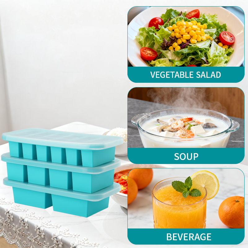 Bandeja de silicona para conge - Meal Prep Ideas reseña y precio