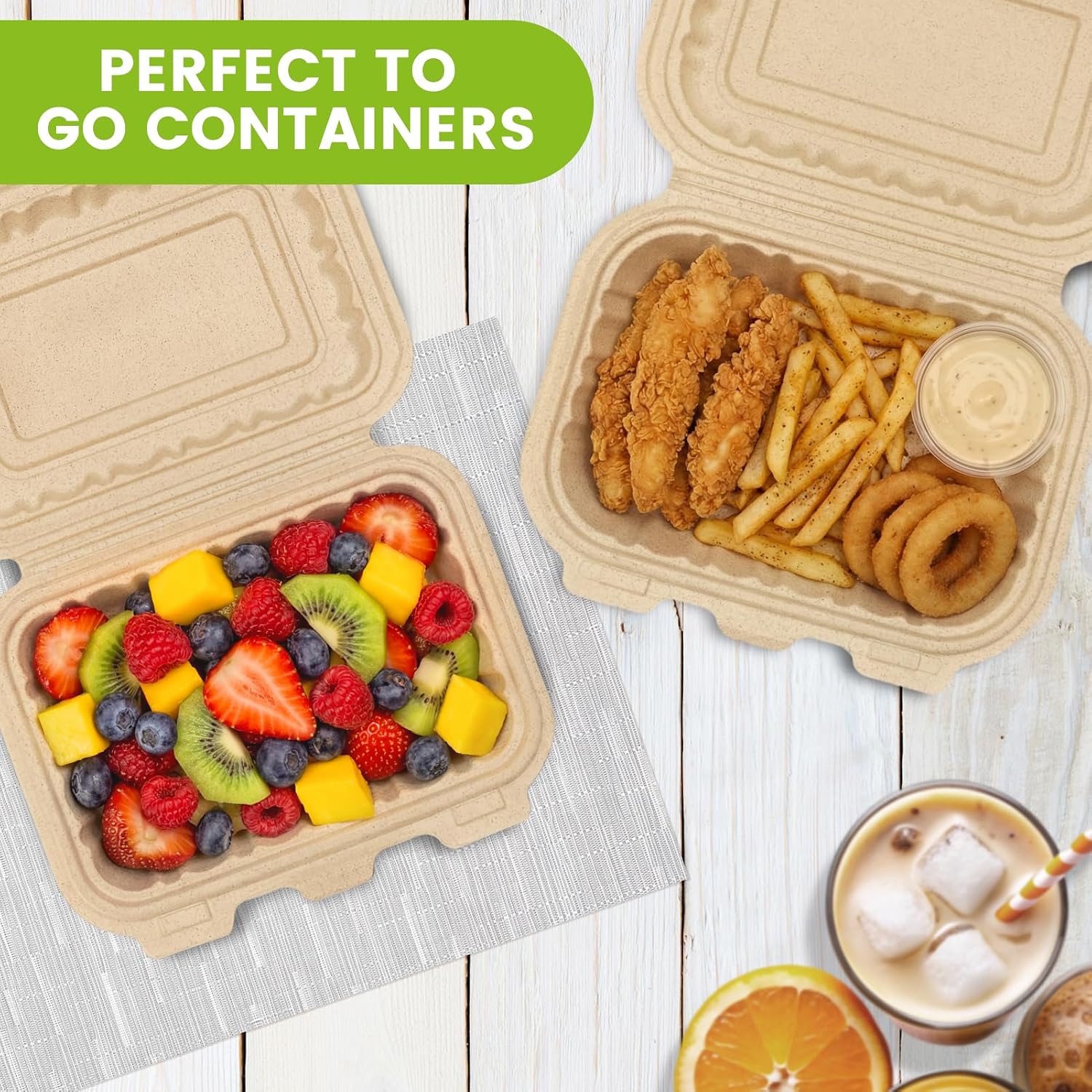 Paquete de 50 Contenedores Des - Meal Prep Ideas reseña y precio