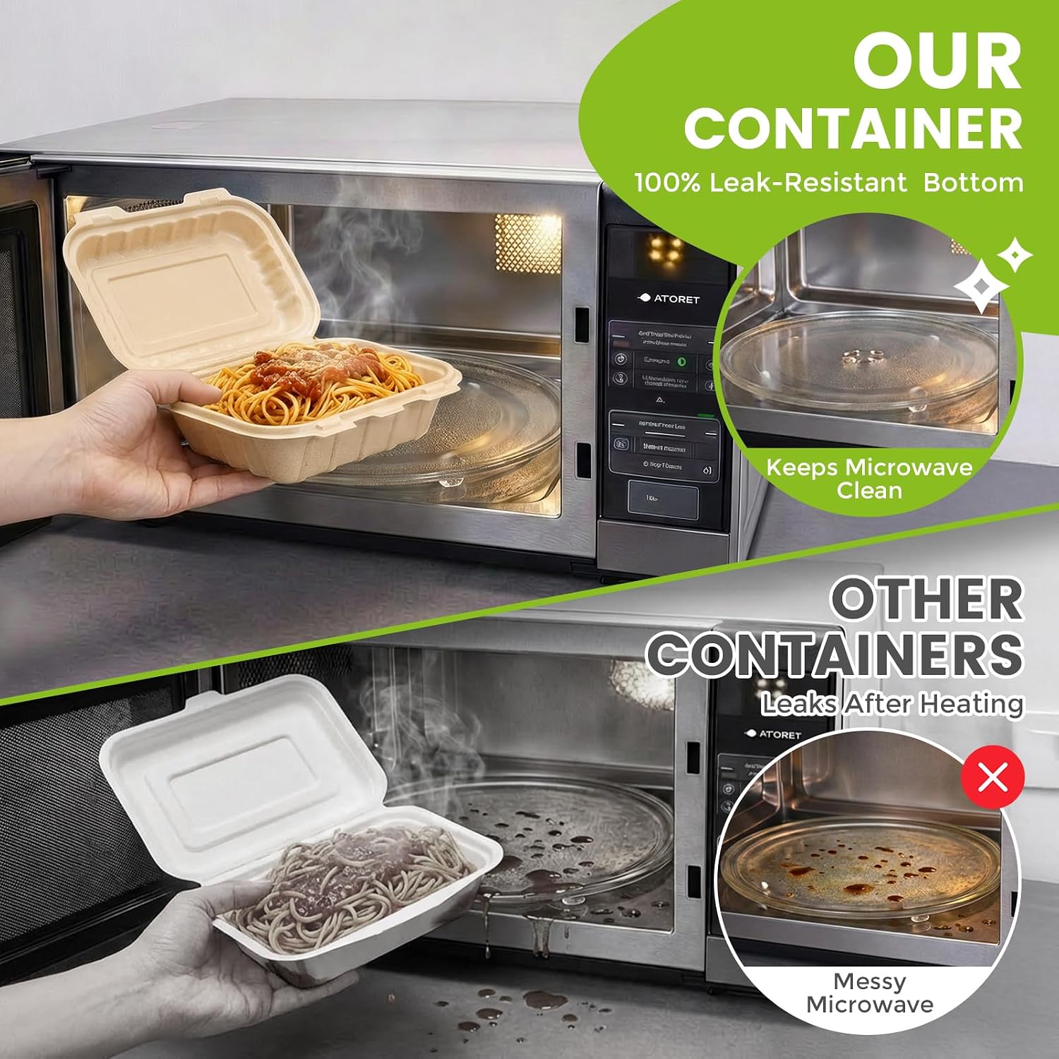 Paquete de 50 Contenedores Des - Meal Prep Ideas reseña y precio
