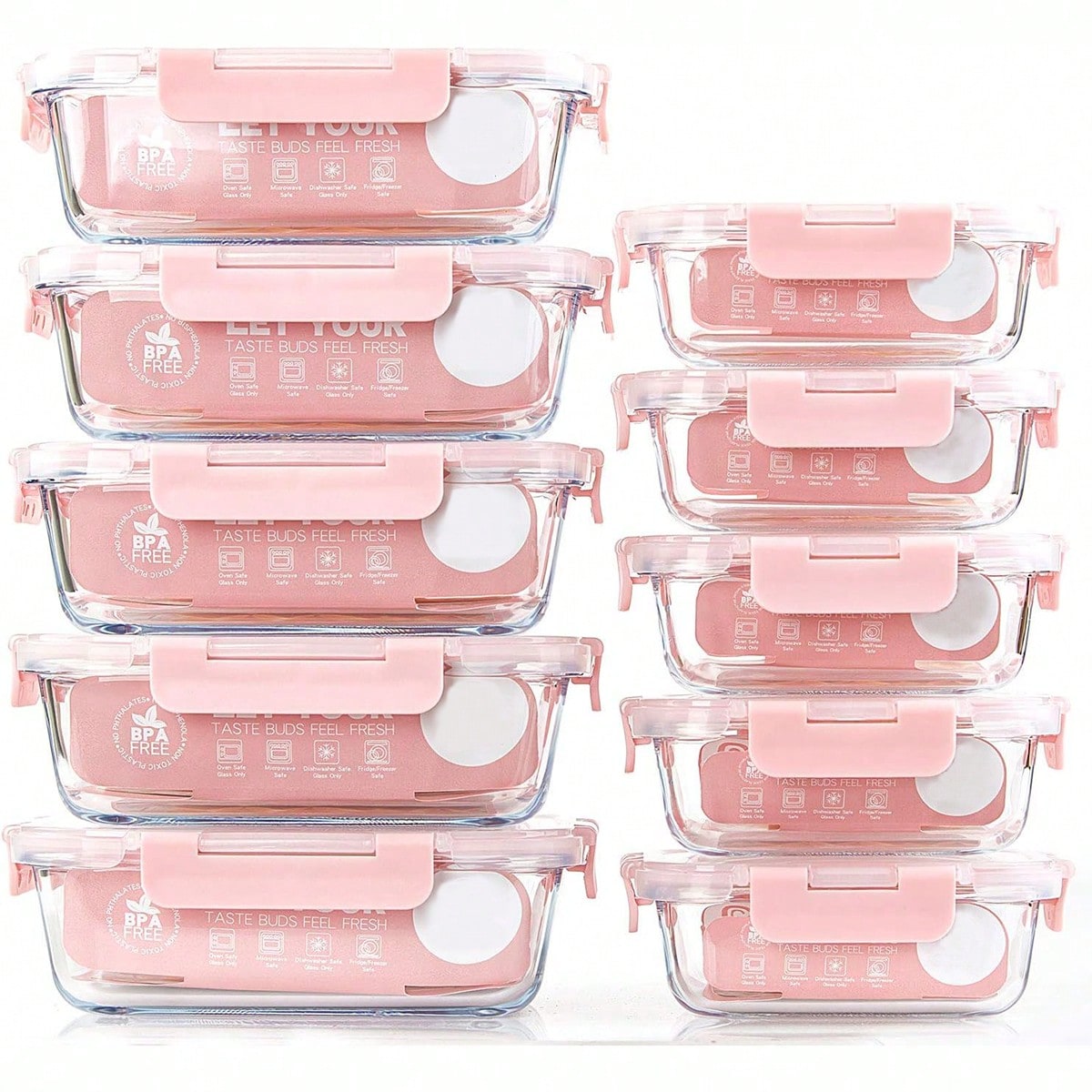 Paquete de 10 recipientes de v - Meal Prep Ideas reseña y precio
