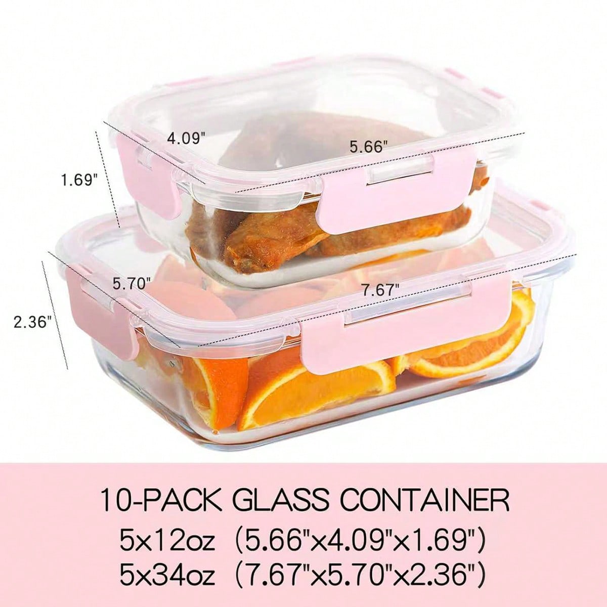 Paquete de 10 recipientes de v - Meal Prep Ideas reseña y precio