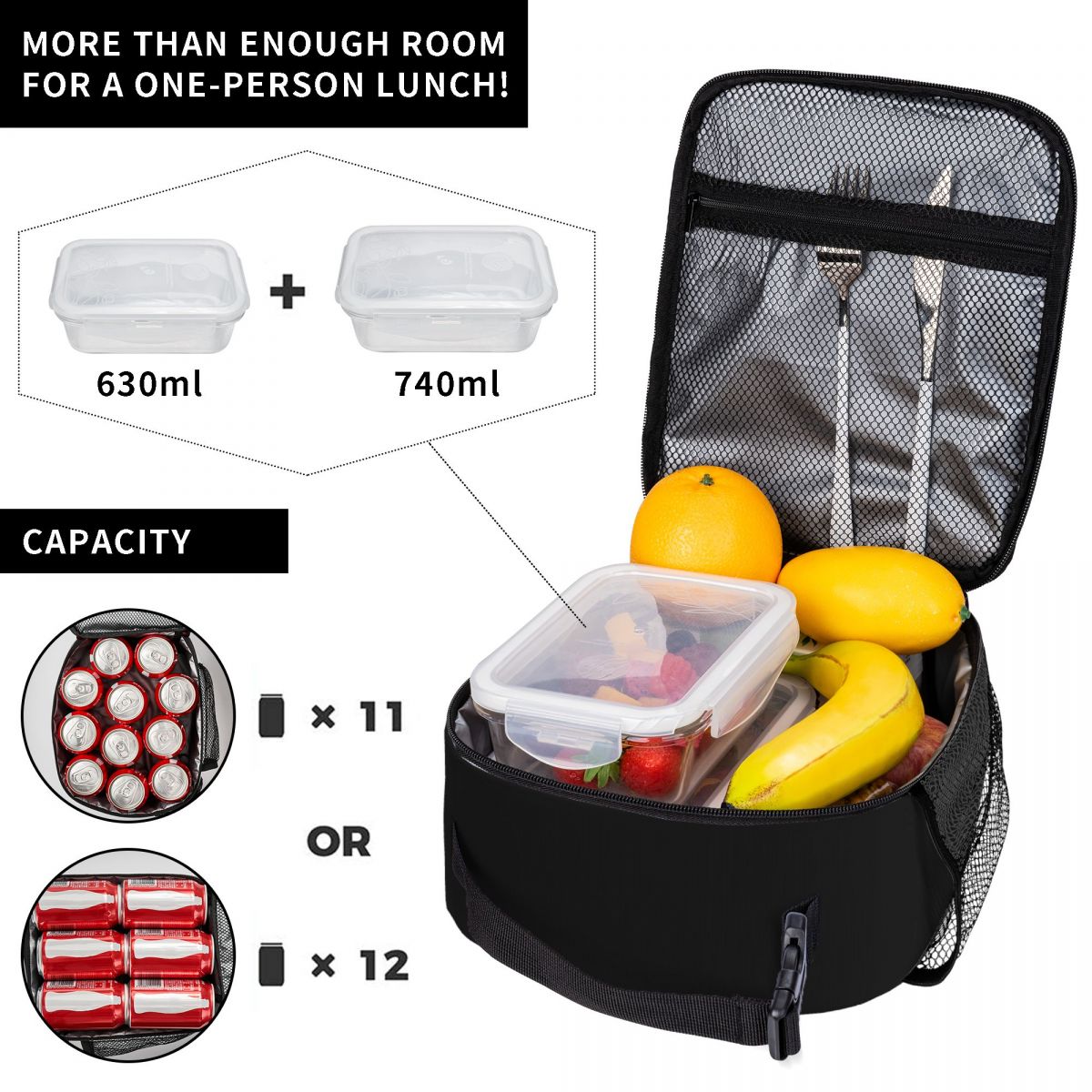 Bolsa de Almuerzo Impermeable  - Meal Prep Yellow reseña y precio