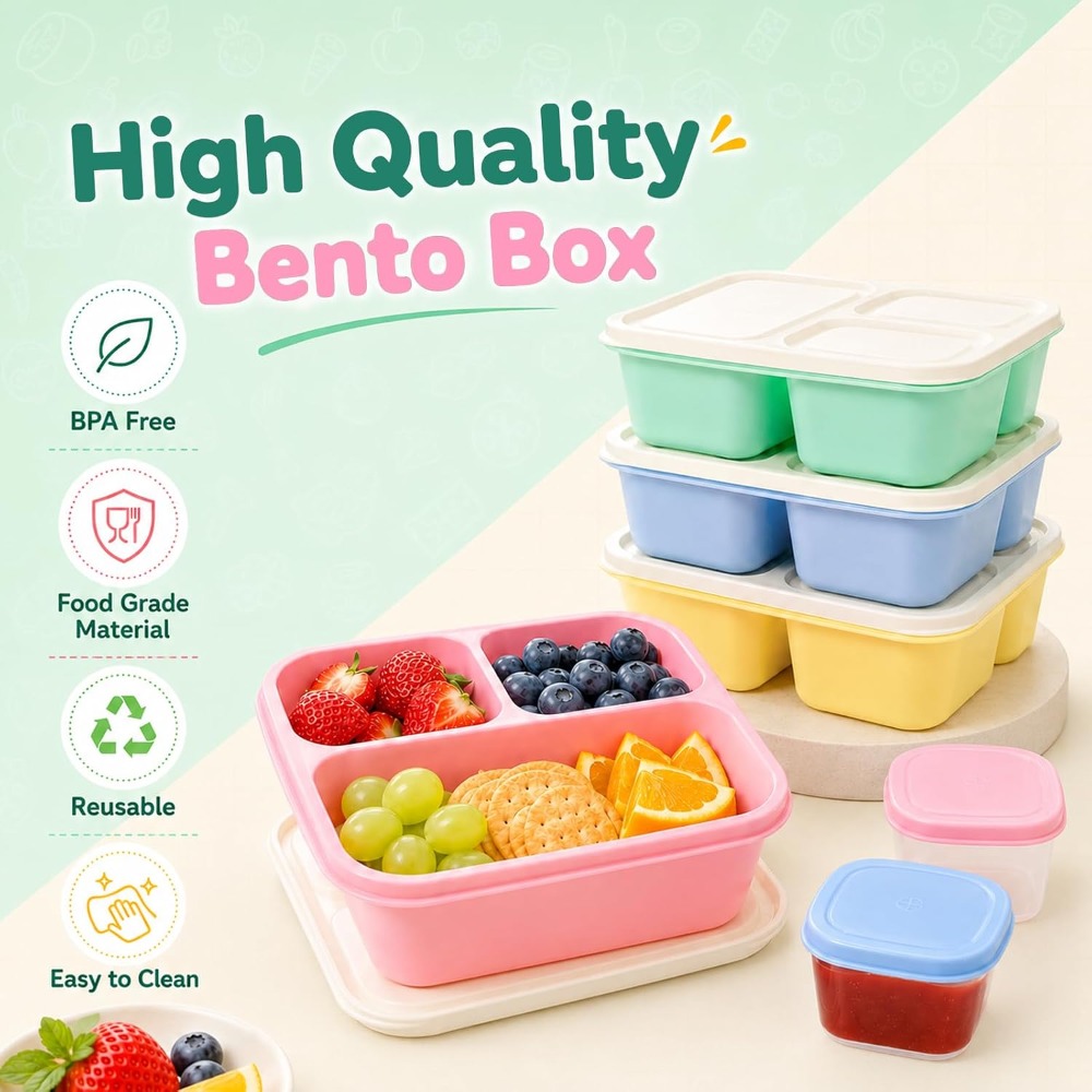 Contenedores de comida Bento d - Meal Prep Healthy reseña y precio