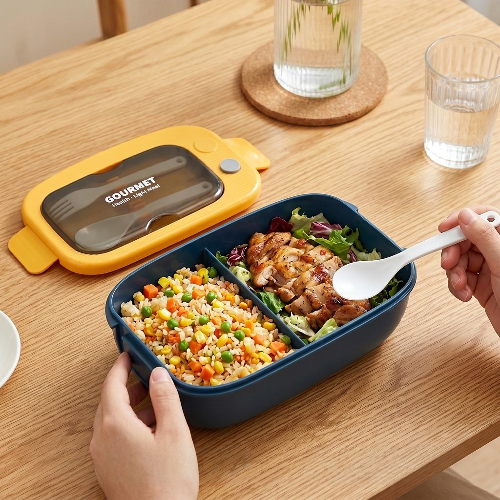 Lonchera Bento de Plástico Apt - Meal Prep Ideas reseña y precio