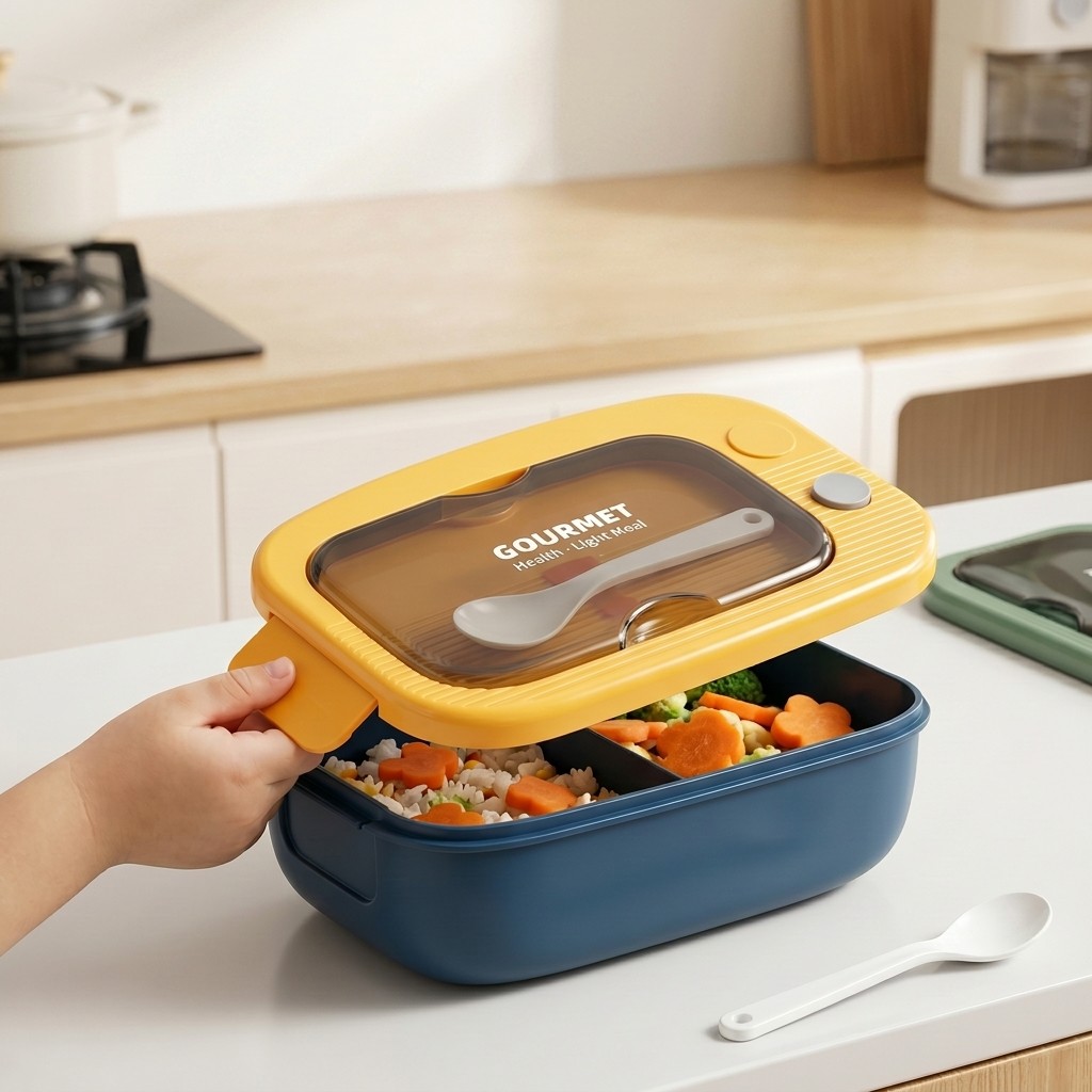 Lonchera Bento de Plástico Apt - Meal Prep Ideas reseña y precio