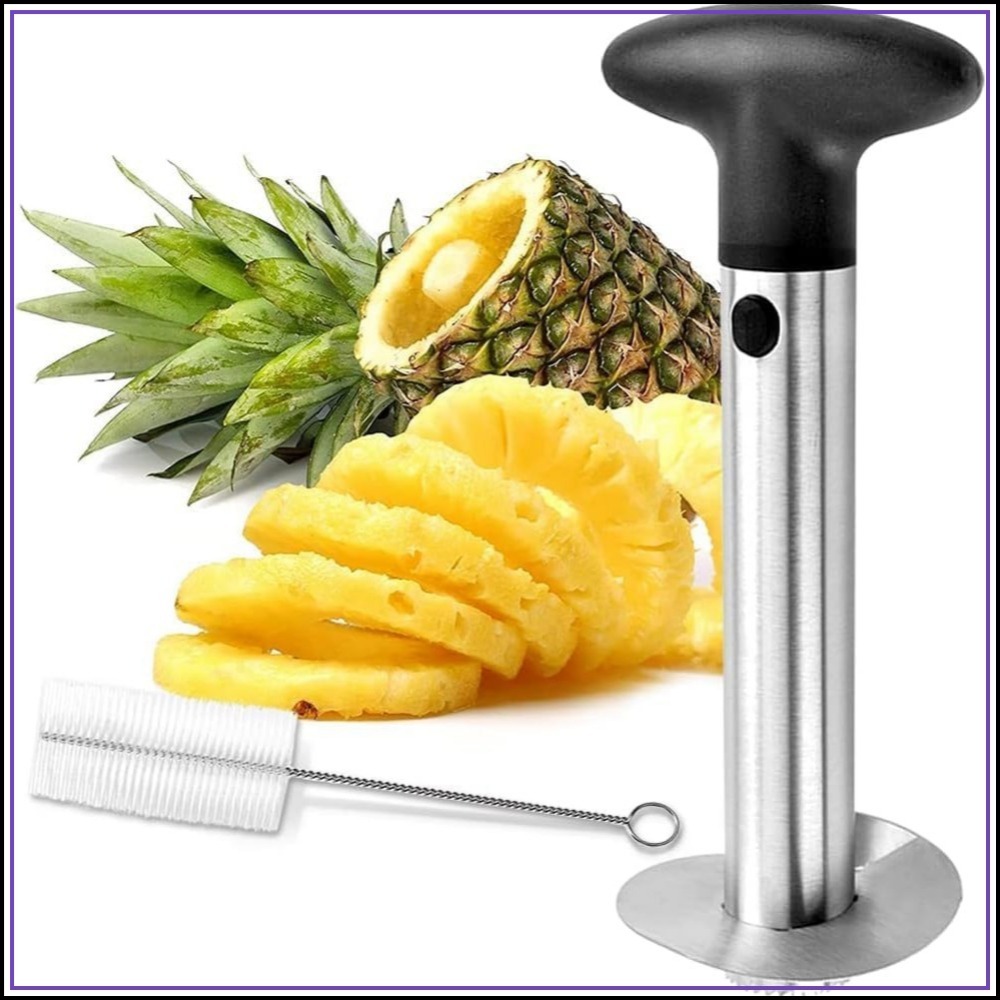 Cortador y rebanador de piña d - Pineapple Corer Slicer reseña y precio
