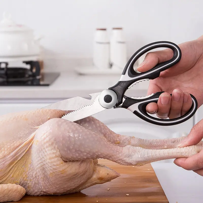 Tijeras de cocina de acero ino - Meal Preparation reseña y precio