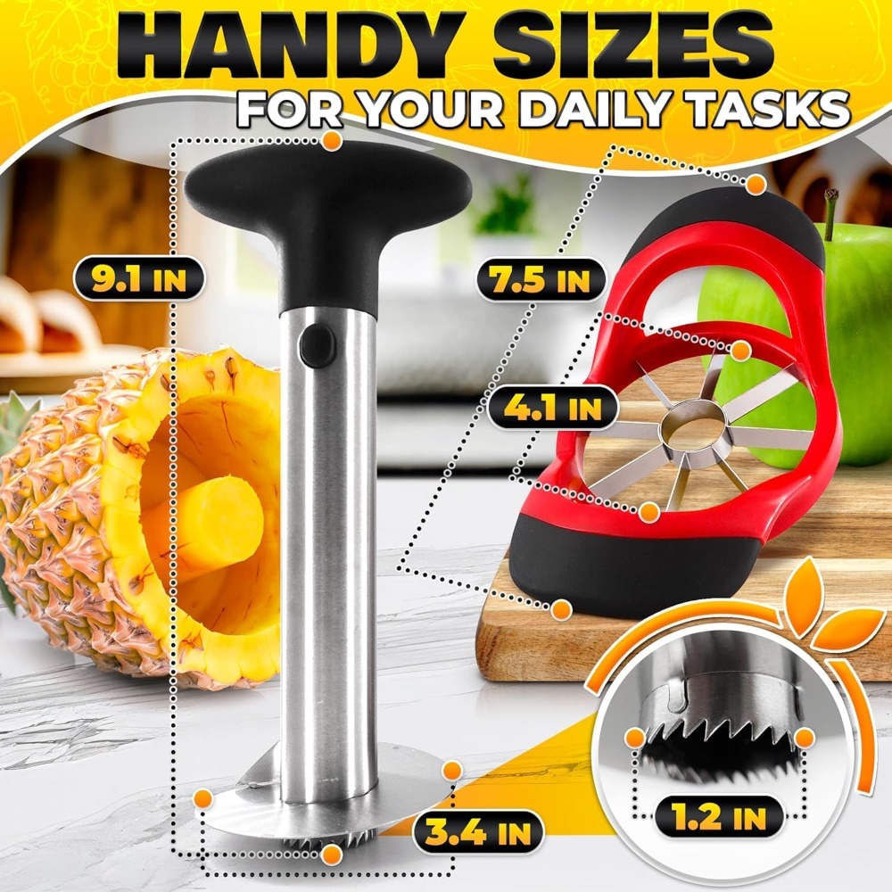 Cortador y rebanador de piña d - Pineapple Corer Slicer reseña y precio